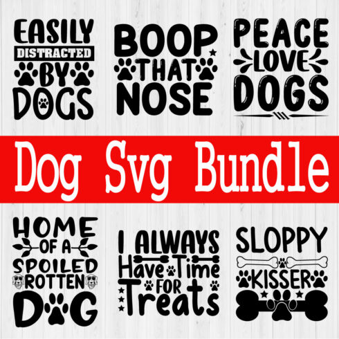 Dog Svg Quotes Design Vol18 cover image.