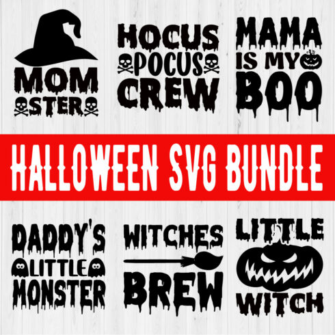 Halloween Svg Quotes Bundle Vol7 cover image.