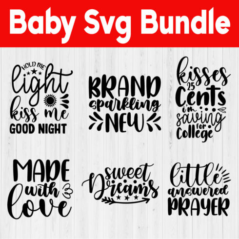 Baby Svg Design Bundle Vol2 cover image.