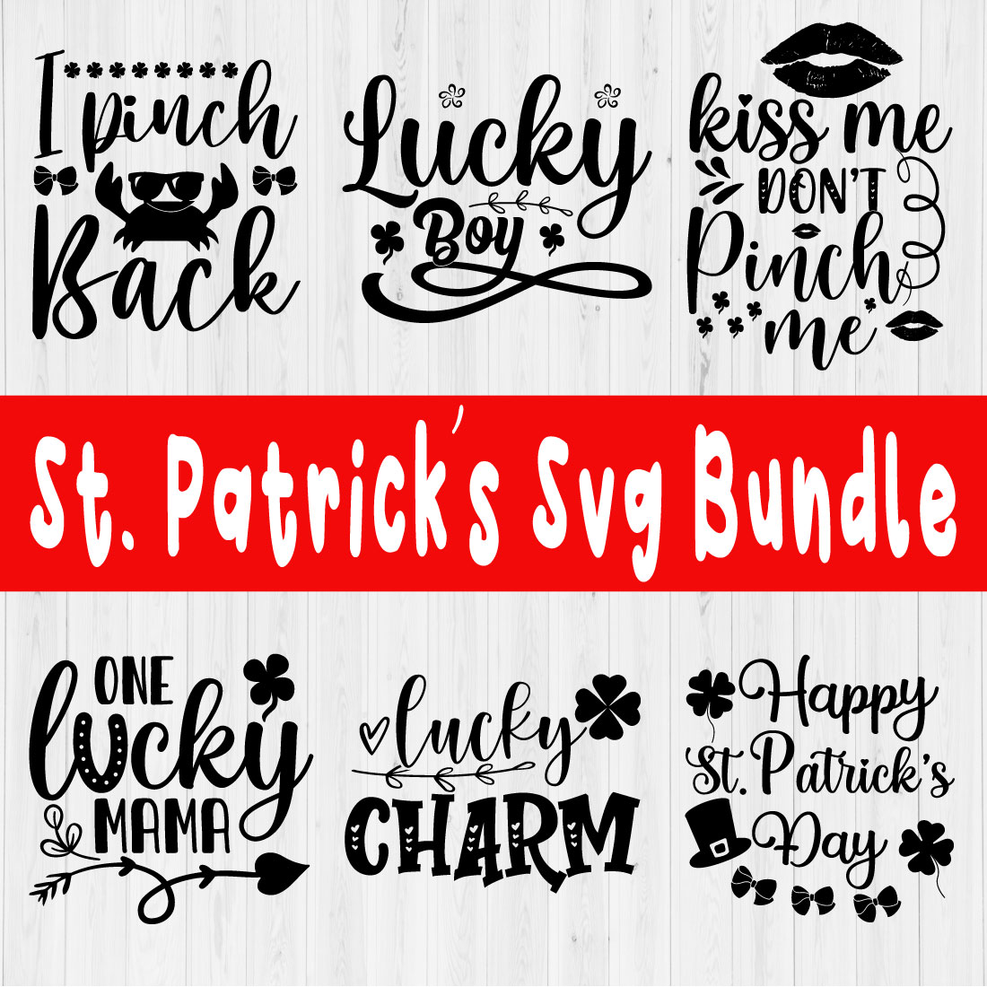 Patrick's Day Svg Design Bundle Vol3 cover image.