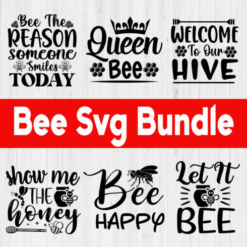 Bee Svg Quotes Bundle Vol3 cover image.
