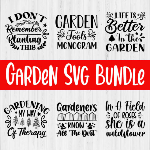 Garden Svg Quotes Bundle Vol3 cover image.