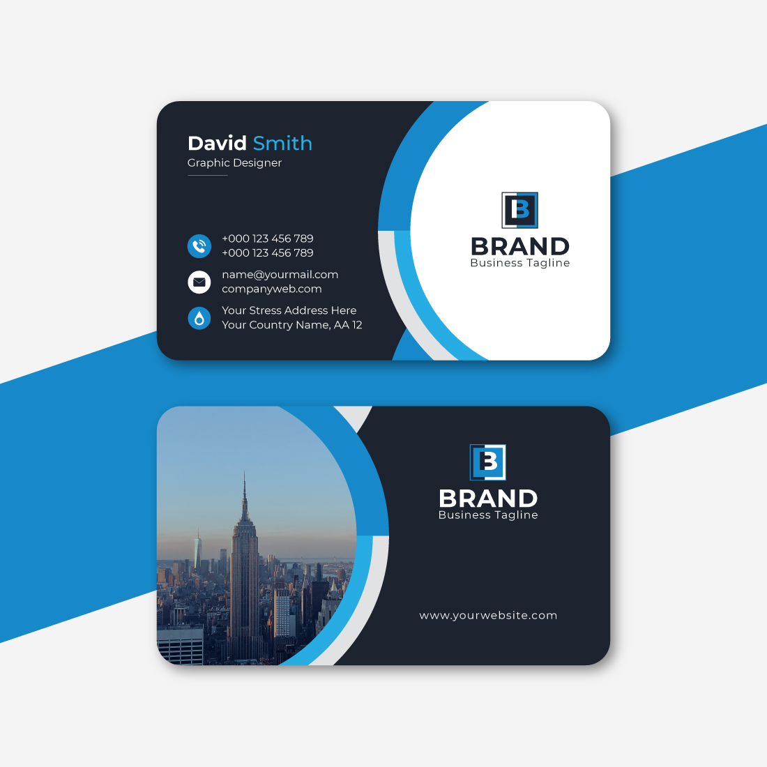 modern business card design templates