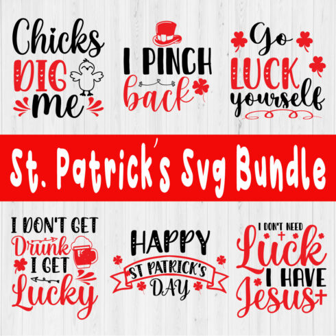St Patrick's Day Svg Bundle Vol4 cover image.