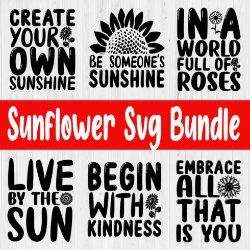 Sunflower Svg Bundle Vol1 cover image.