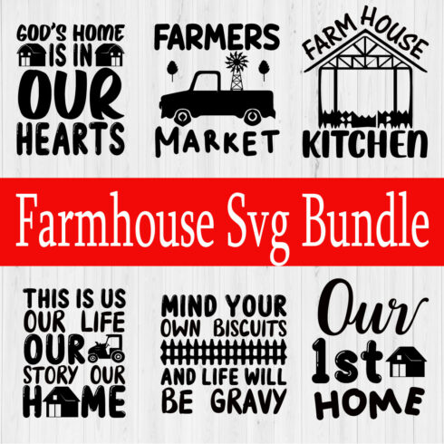 Farmhouse Svg Quotes Bundle Vol3 cover image.