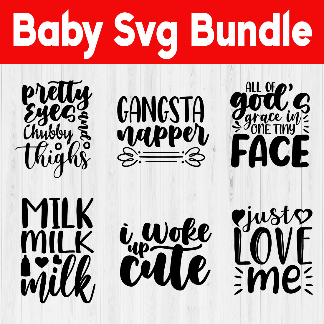 Baby Svg Bundle Vol1 cover image.
