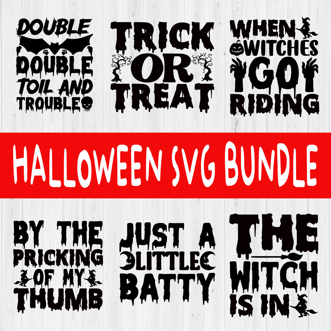 Halloween Svg Bundle Vol1 cover image.