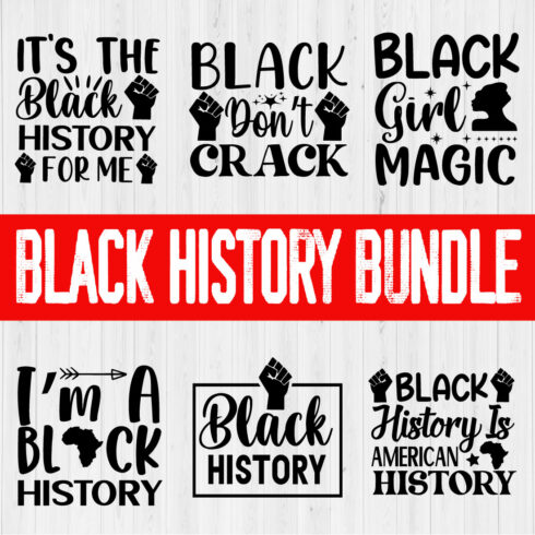 Black History Svg Quotes Bundle Vol3 cover image.