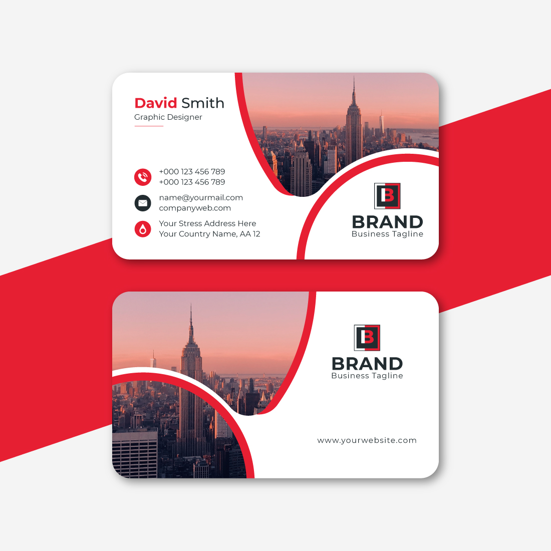 Modern Business Card Design cover image.