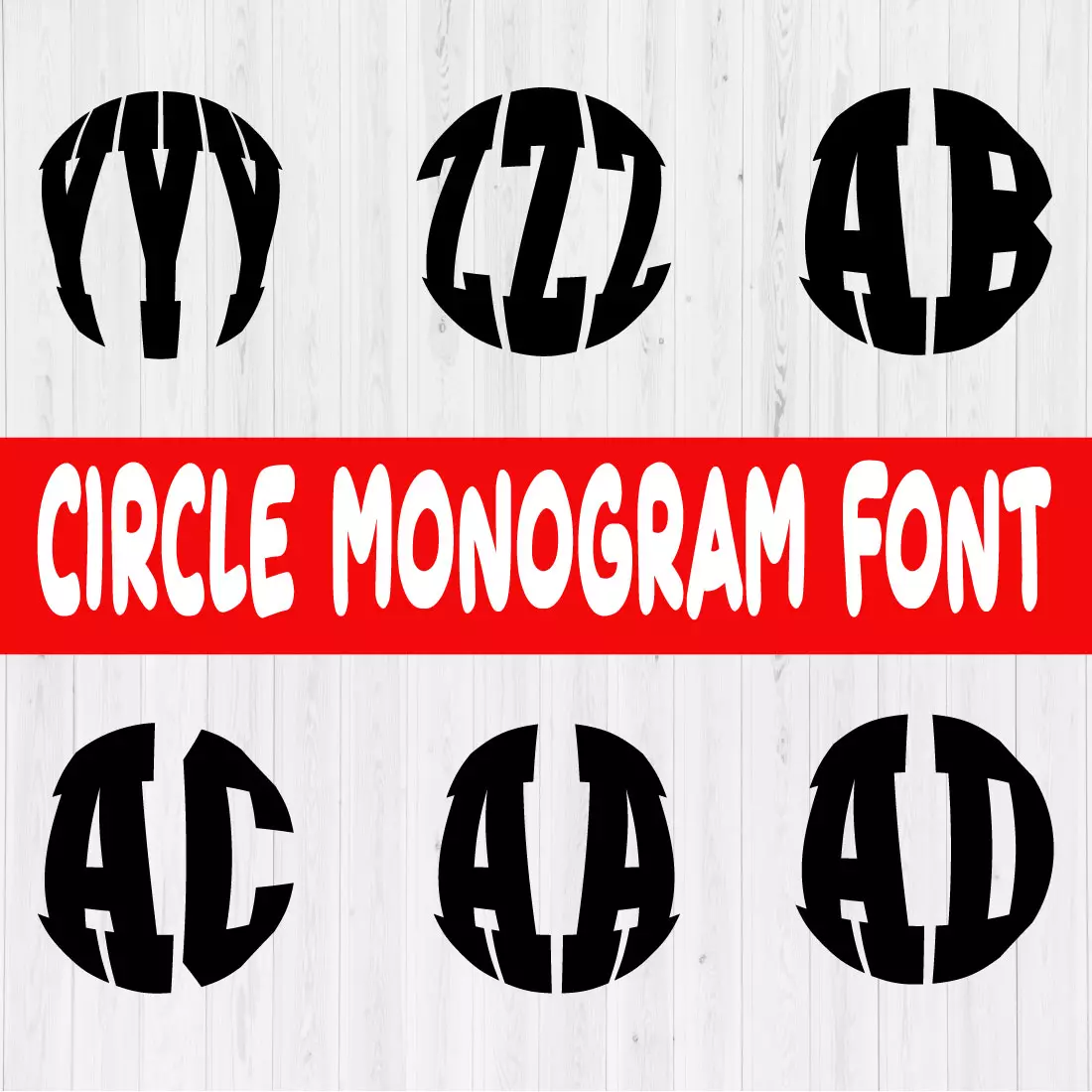 Circle Monogram Font (Free)  Create Online with Free Monogram Maker