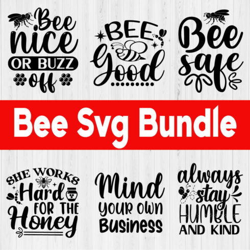 Bee Svg Design Bundle Vol2 cover image.