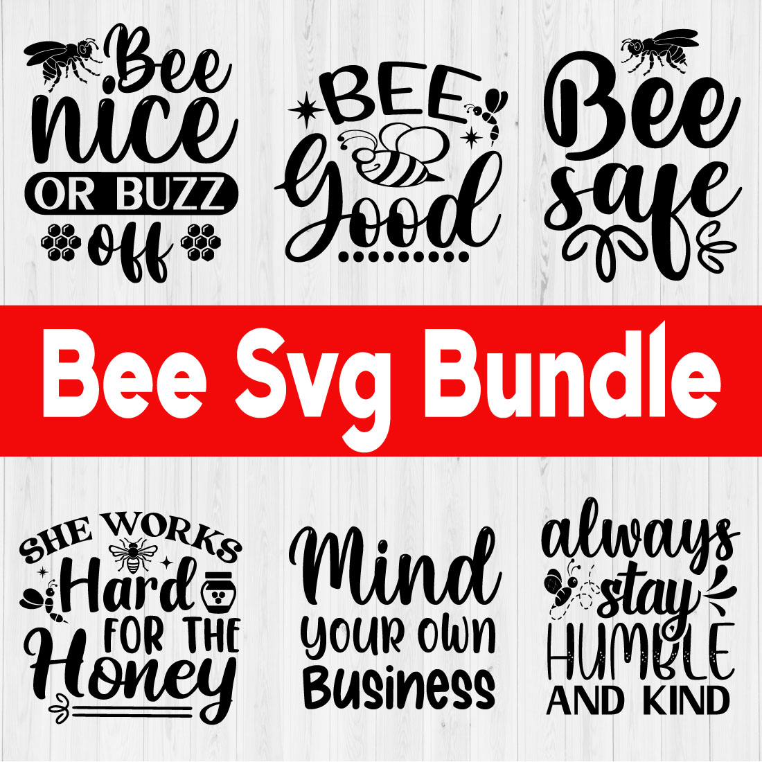 Bee Svg Design Bundle Vol2 cover image.