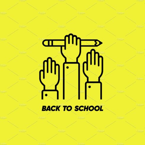 Back to School Icon. Education Icon. cover image.