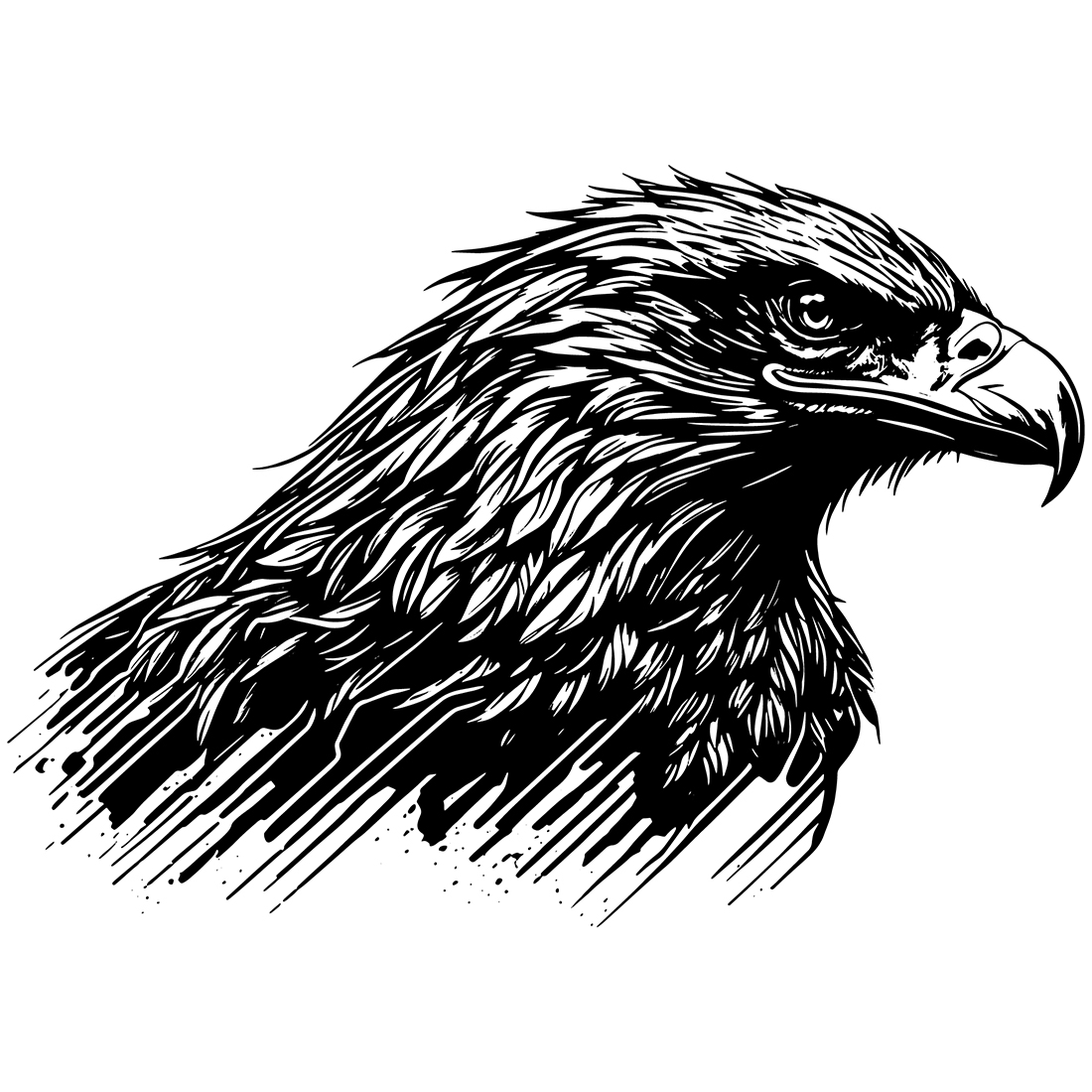 Eagle Logo Illustration - MasterBundles, image size:1100x1100