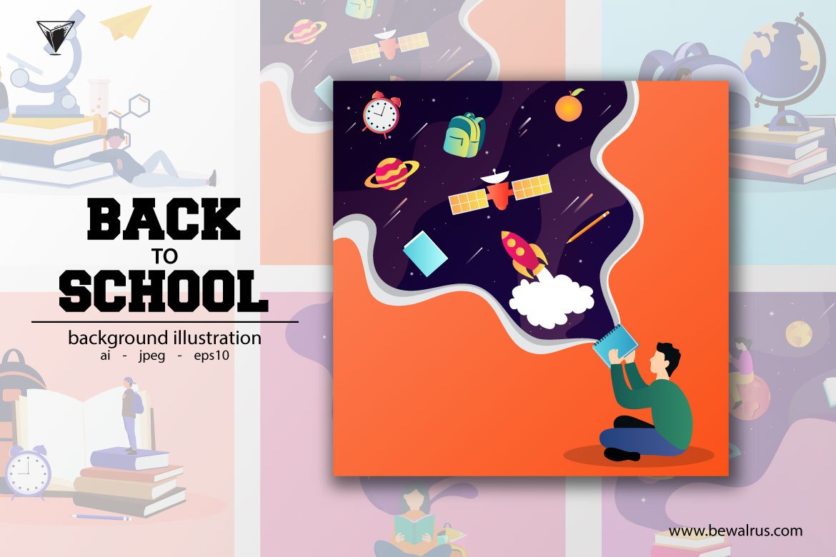 Back to School Illustration cover image.