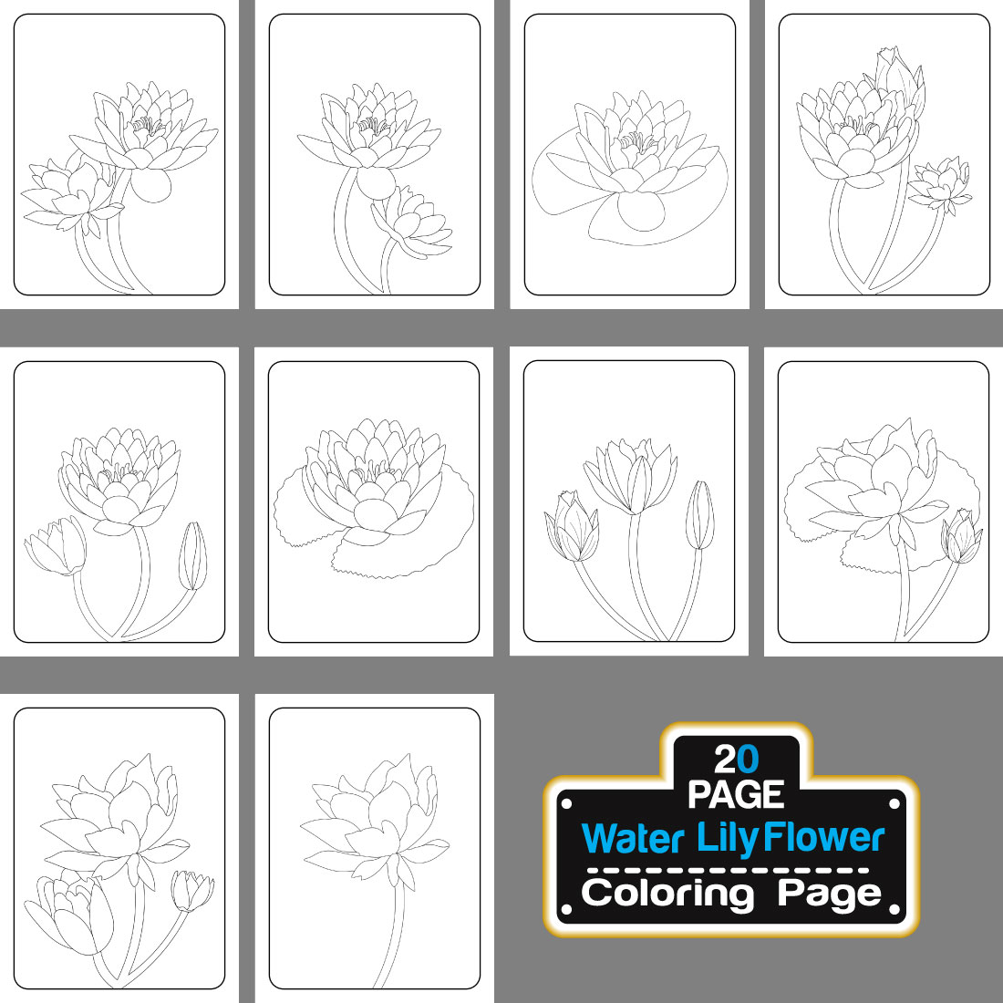 lotus coloring pages