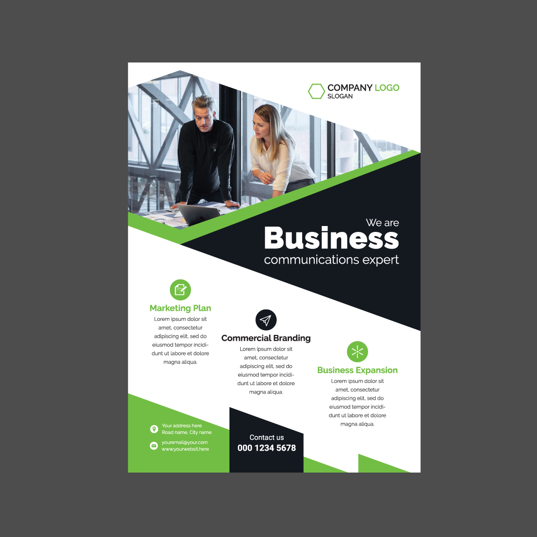 Flyer Template-Business preview image.
