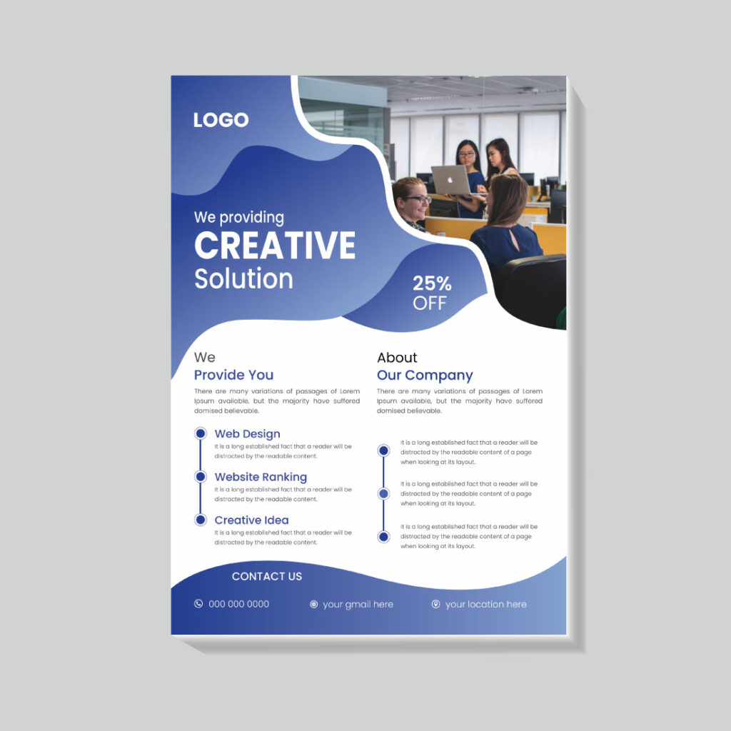 Corporate Business Flyer Design MasterBundles