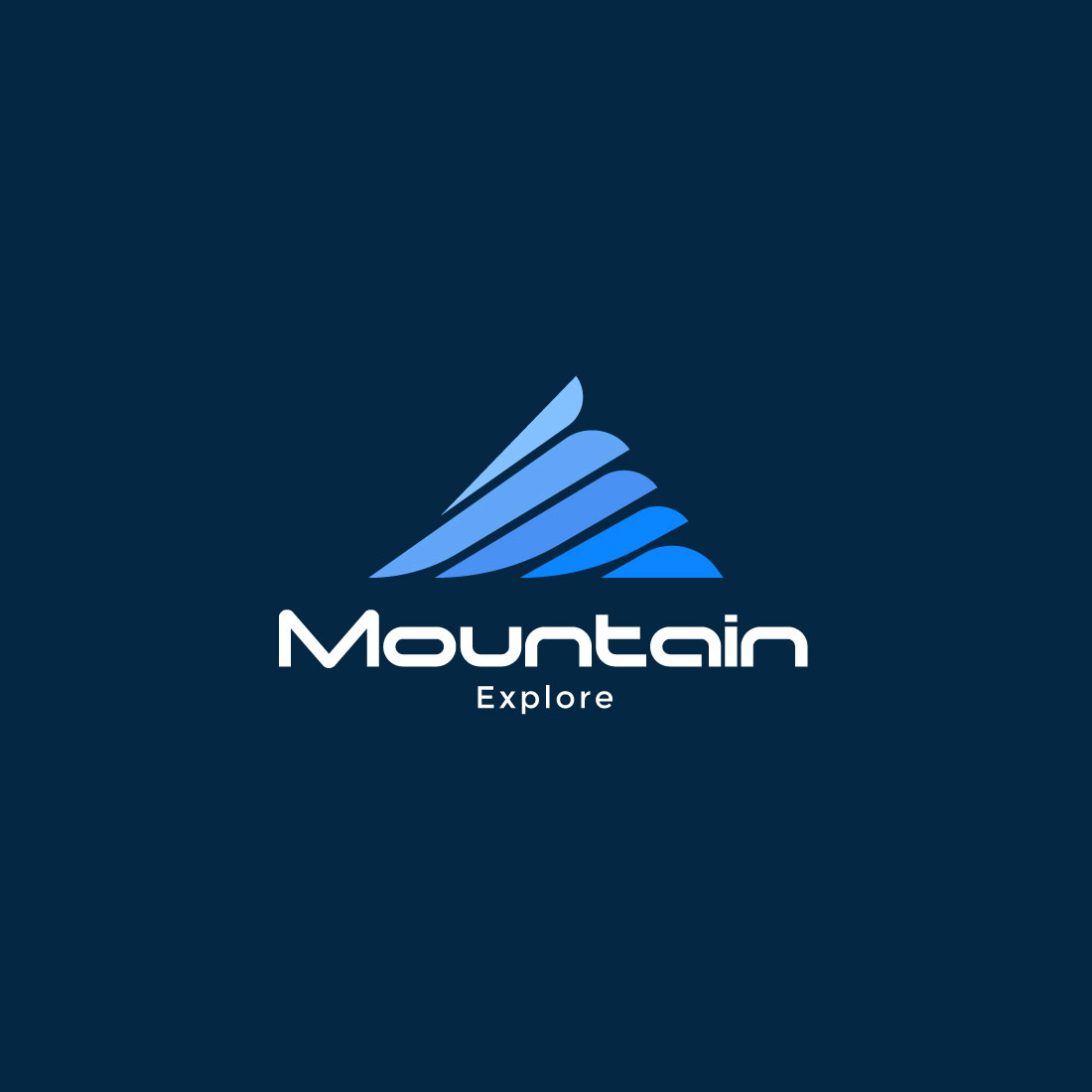 Mountain logo design template cover image.