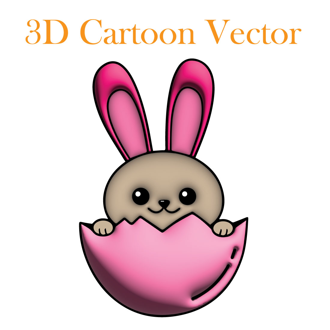 3D Cartoon Vector - MasterBundles