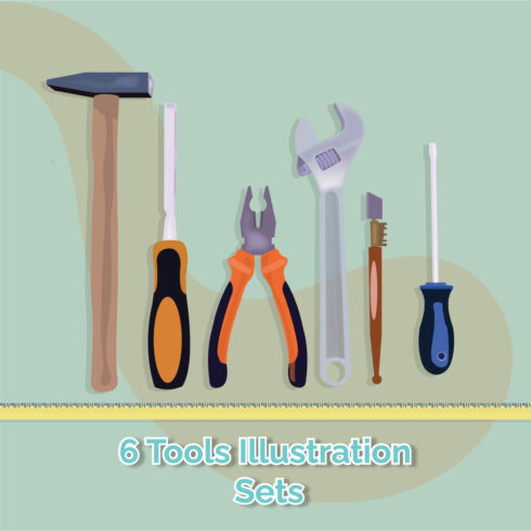 Tools Illustration Sets cover image.