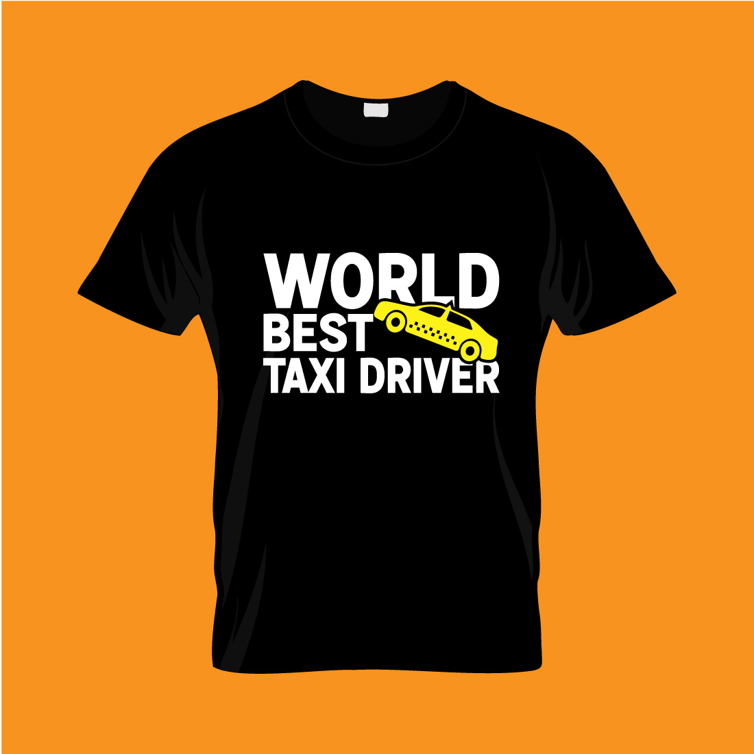 Taxi T- Shirt Design Bundle preview image.