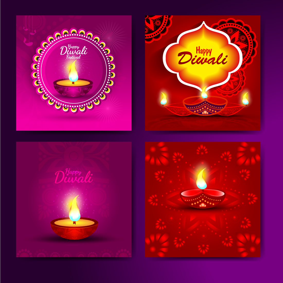 Happy Diwali Design preview image.
