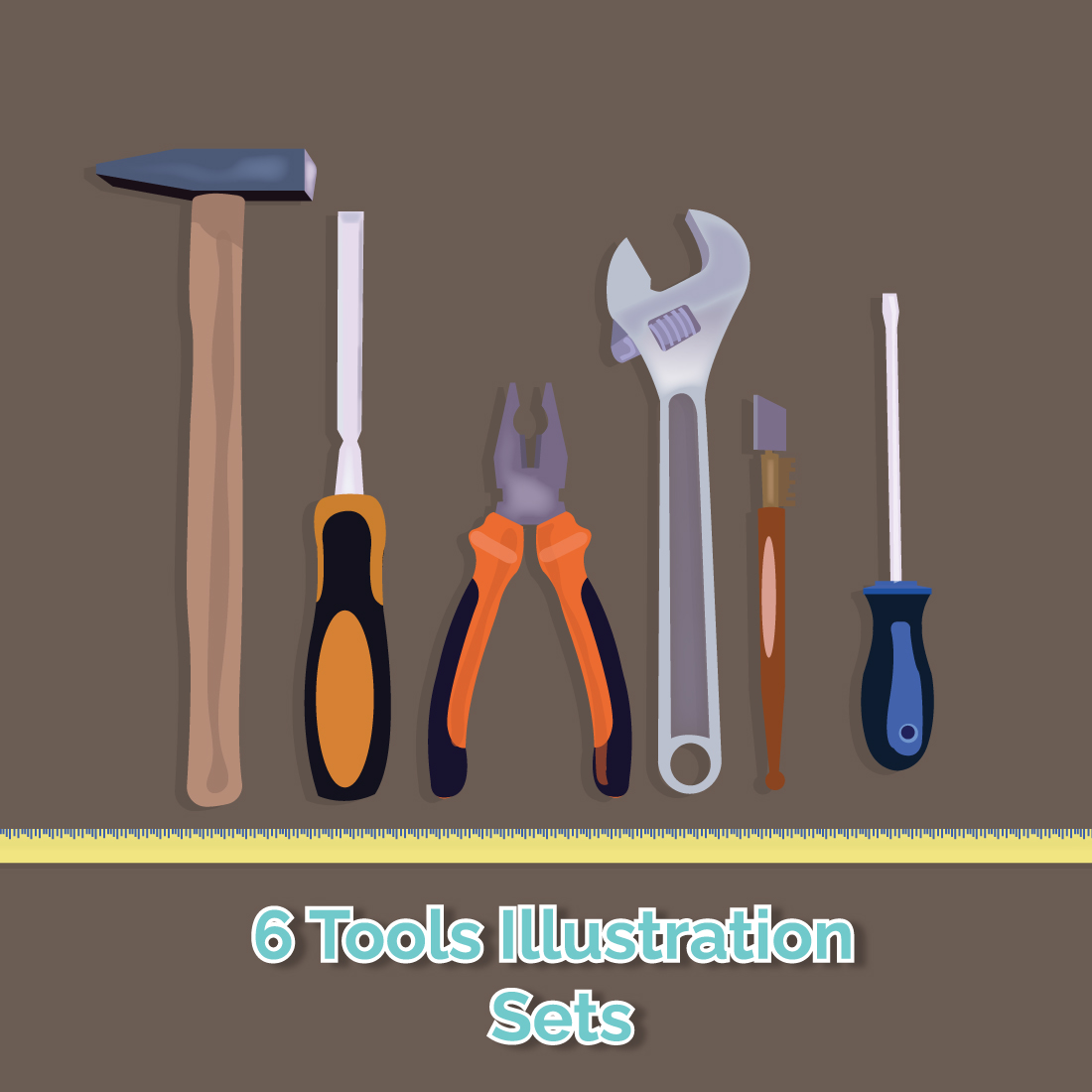 Tools Illustration Sets preview image.