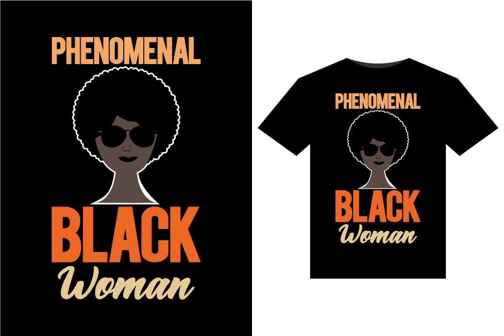 Black woman t - shirt with the words black woman on it.