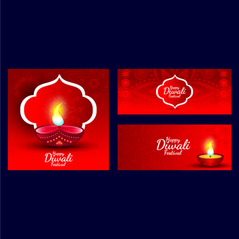 Happy Diwali Design cover image.