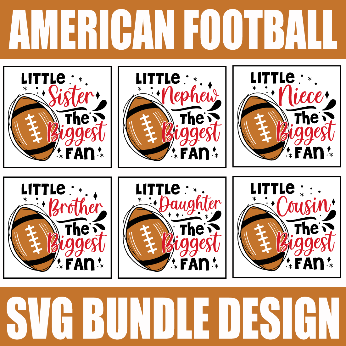 American Football | American Football t-shirt design | American Football Design | American Football sayings | American Football SVG | American Football SVG Bundle preview image.