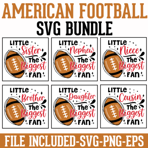 American Football | American Football t-shirt design | American Football Design | American Football sayings | American Football SVG | American Football SVG Bundle cover image.