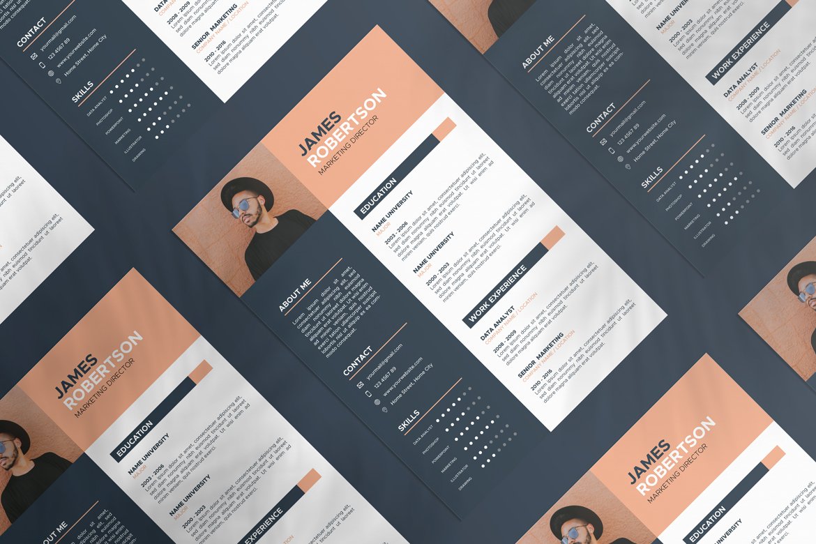 CV Resume Template - 05 preview image.
