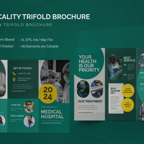 Medicality - Trifold Brochure cover image.