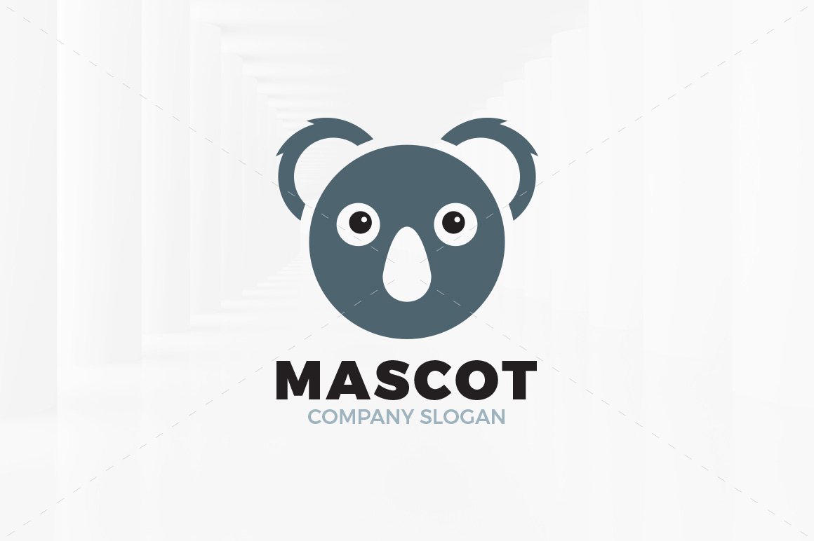 Koala Logo Template cover image.