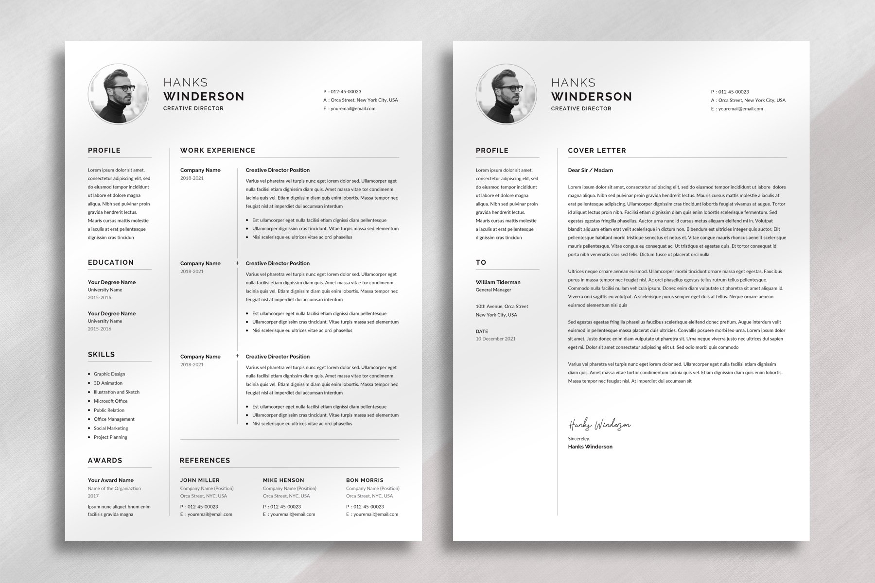 Resume/CV preview image.