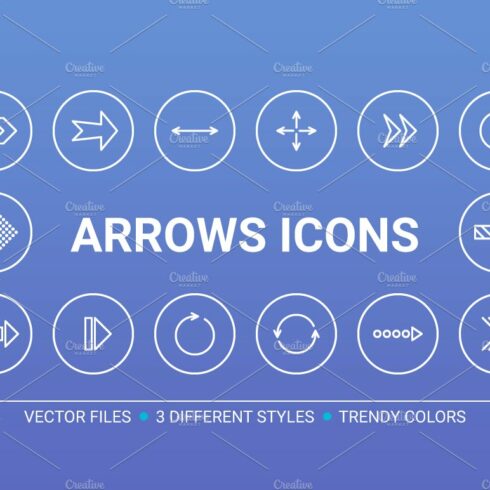 Circle arrows icons cover image.