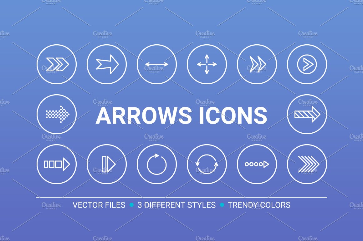 Circle arrows icons cover image.
