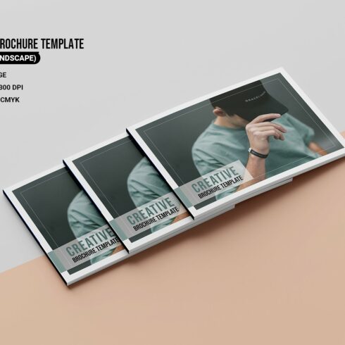 Creative Brochure Template cover image.