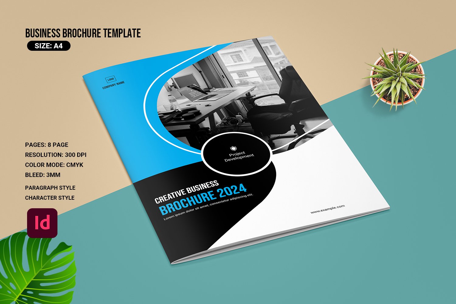 Business Brochure Template cover image.