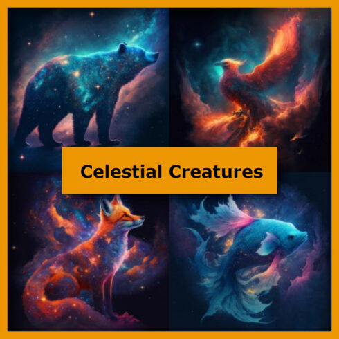Celestial creatures cover image.