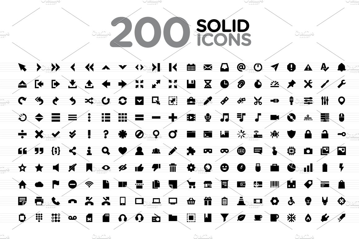 Web Icons preview image.