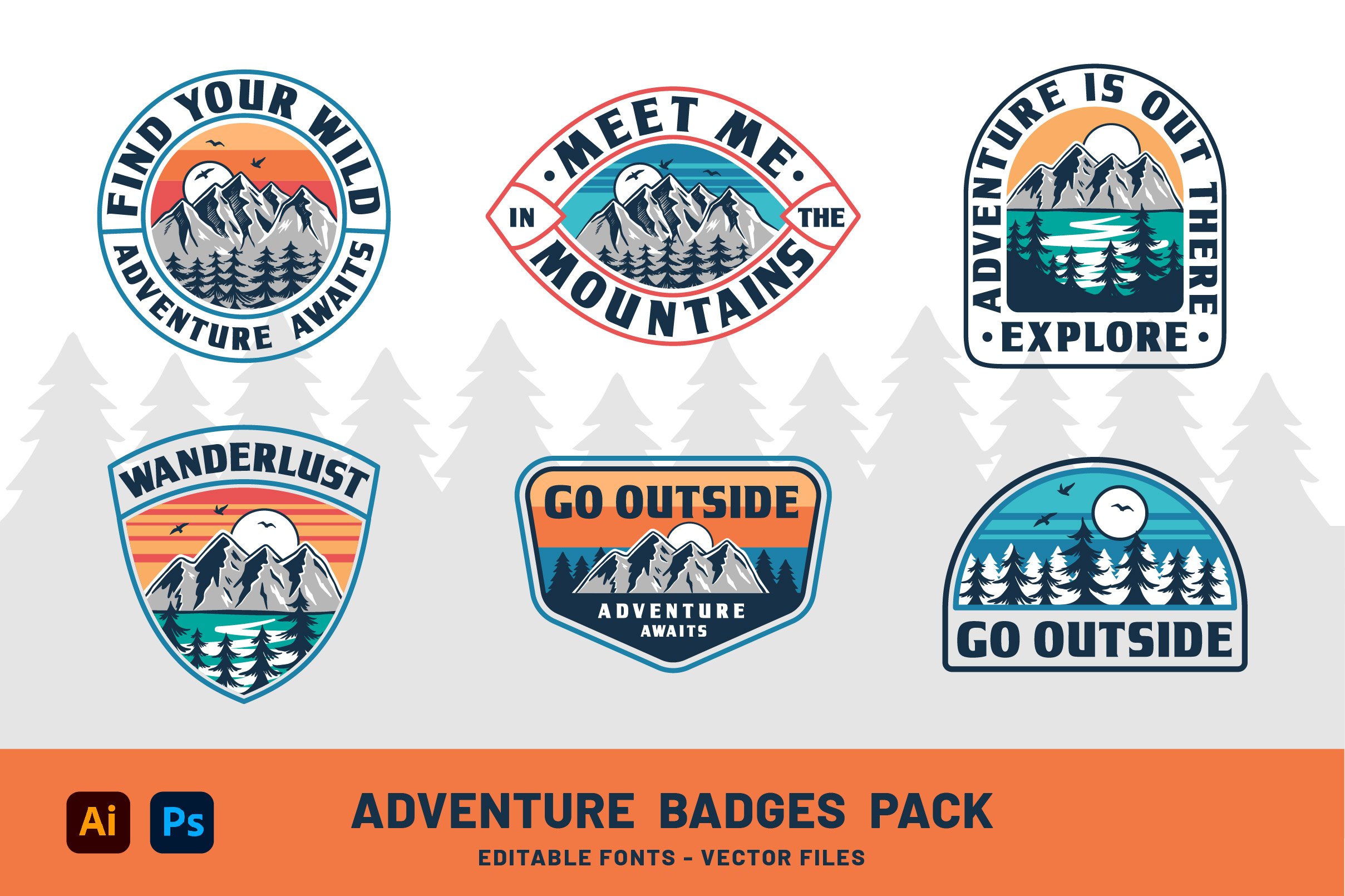 Adventure Badges Pack cover image.
