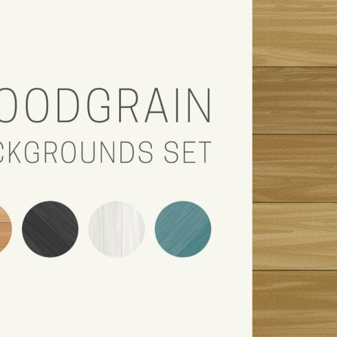 Woodgrain backgrounds cover image.
