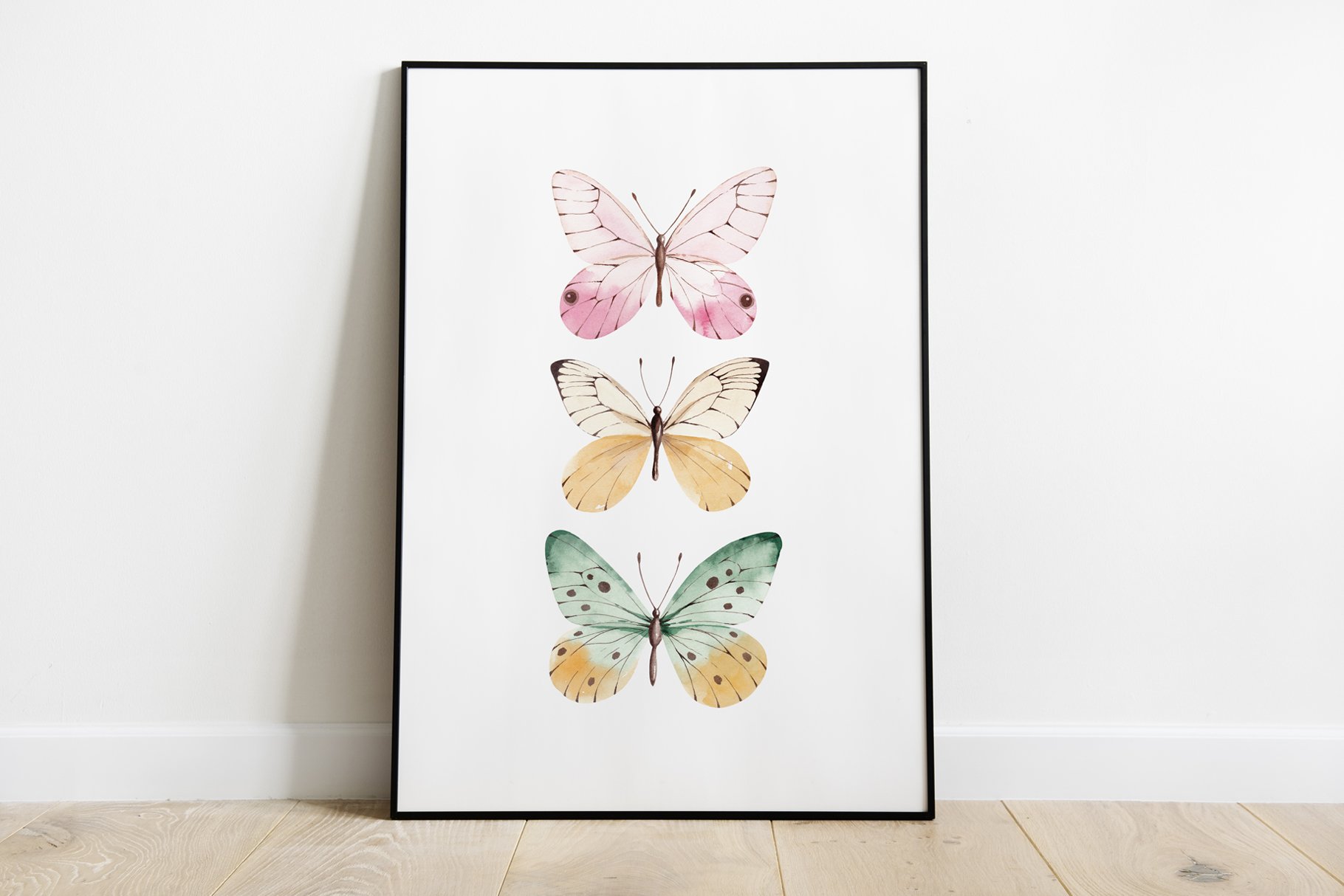 Watercolor Butterfly Set preview image.