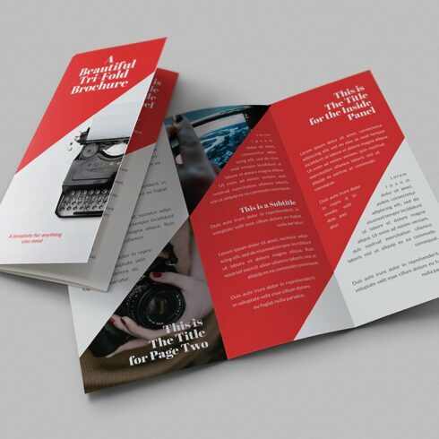 Beautiful Tri-Fold Brochures cover image.