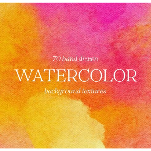 Hand drawn watercolor backgrounds cover image.