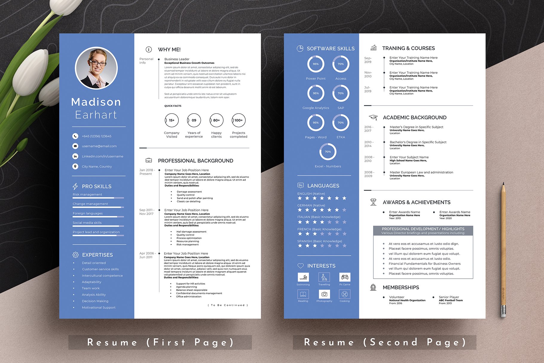 Restaurant Manager's Shift Card Template in Word, Apple Pages