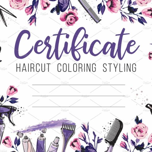 Fashion Beauty Salon Certificates cover image.